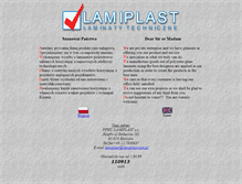 Tablet Screenshot of lamiplast.com.pl